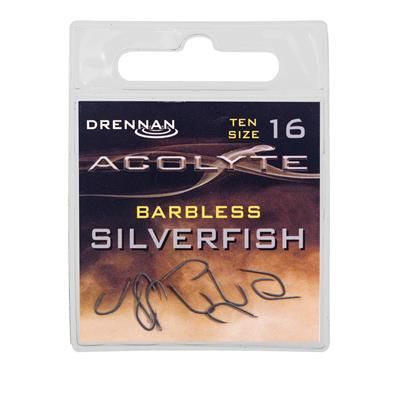 DRENNAN Acolyte PTFE Silverfish Barbless 16  (B-1-23)